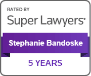 Rated By | Super Lawyers | Stephanie Bandoske | 5 Years