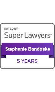 Rated By Super Lawyers Stephanie Bandoske 5 Years