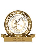 American Association of Attorney Advocates | Top Ranking Attorney 2020 Member | Top Ranking Family Law Firm