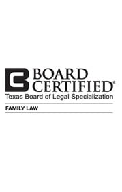 Board Certified Texas Board of Legal Specialization Family Law